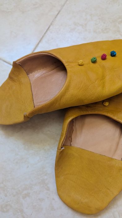 Марокански чехли  от Естествена кожа