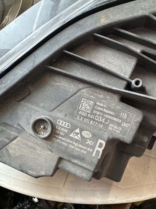 Десен фар Audi A6 c7 facelift c7.5 full led ауди а6 ц7.5