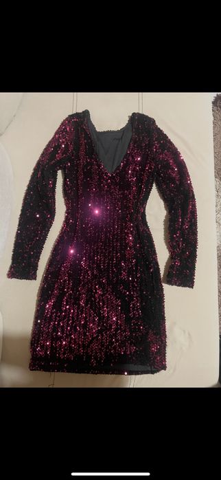Пайетена рокля s размер 20лв