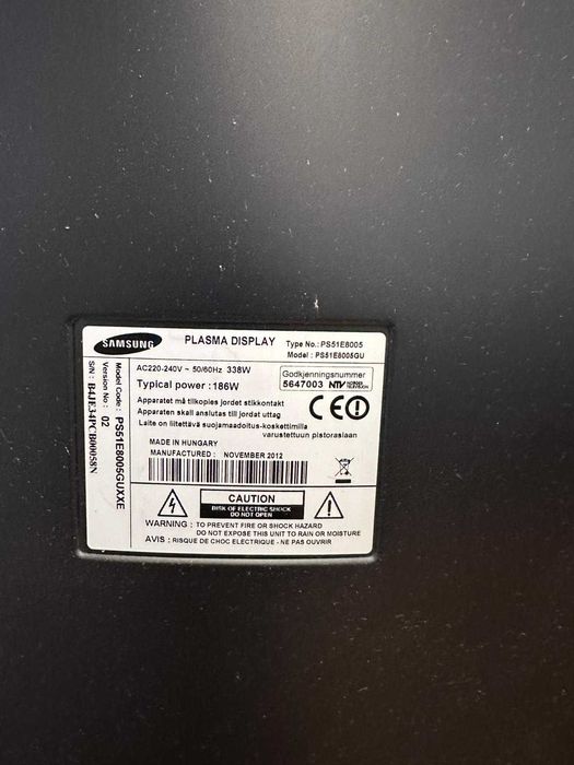 TV Samsung Smart TV 51 inci