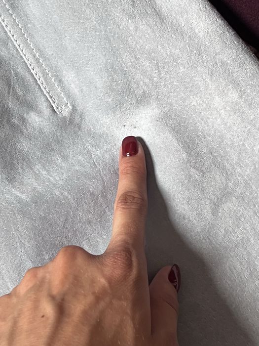 Fustă Mango, piele naturală întoarsă