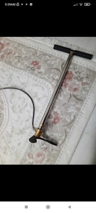 Бутилка за гмуркане с помпа за високо налягане.