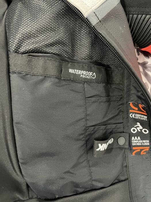 Geaca Moto Shima Str 2.0 Alb/Rosu/Negru 54