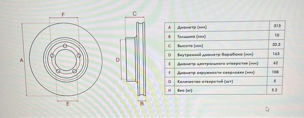 Чери Тигго 8 про диски зад перед