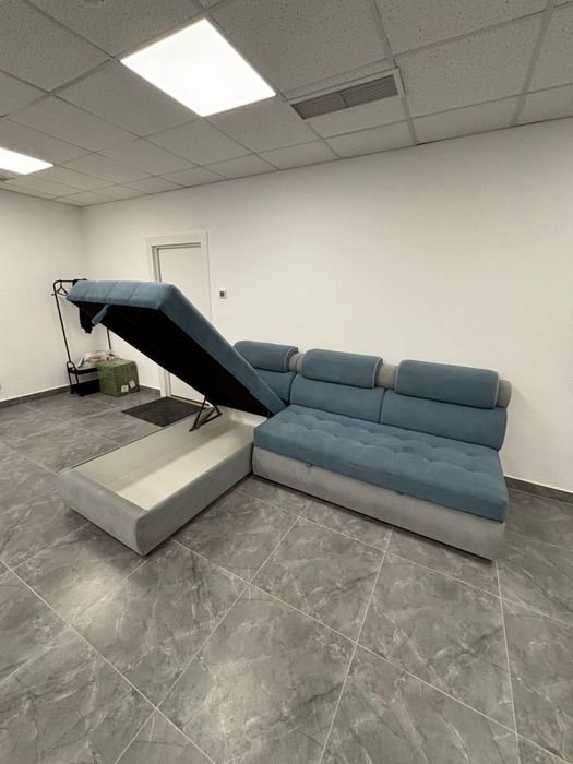 Продам диван серо-голубой