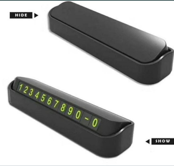 Suport (display) pt. afișare nr. de telefon pe bordul mașinii