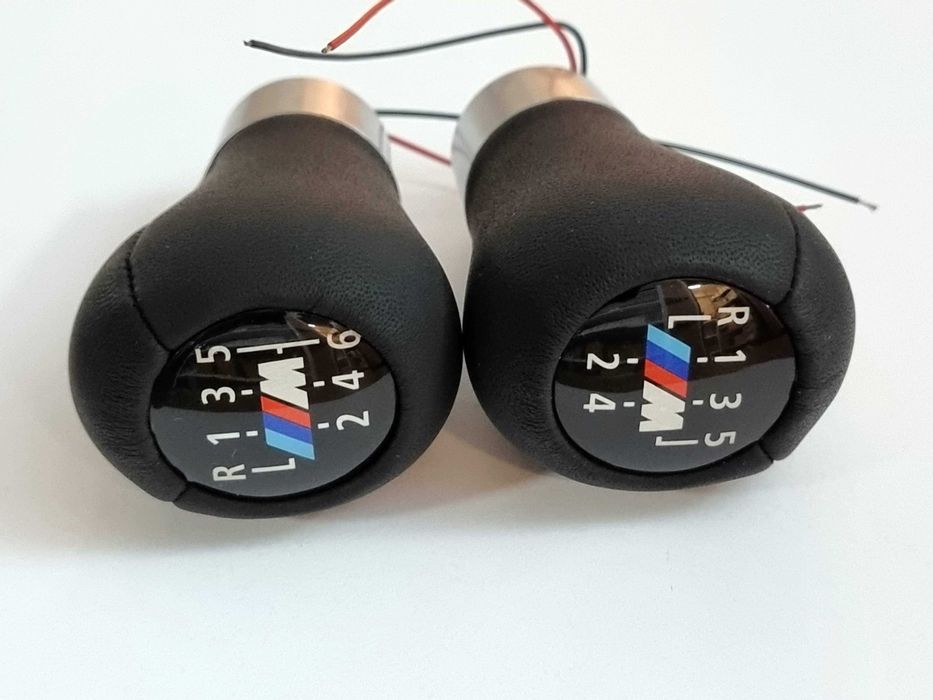 Nuca schimbator BMW ///M Power short 5 si 6 trepte iluminata