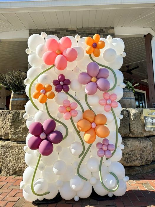 Оформление шарами. Латексные. Фалгированные. Сфера баблсы. Цифры.