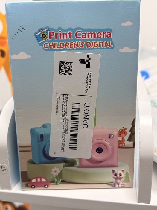 Aparat foto dogital pentru copii cu imprimare instantanee