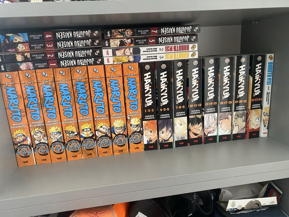 Продавам манга на Naruto,Haikyu,Jujutsu kaisen и Boruto