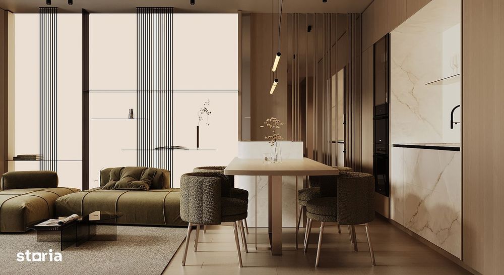 Apartament cu 2 camere + birou in ansamblu rezidential nou