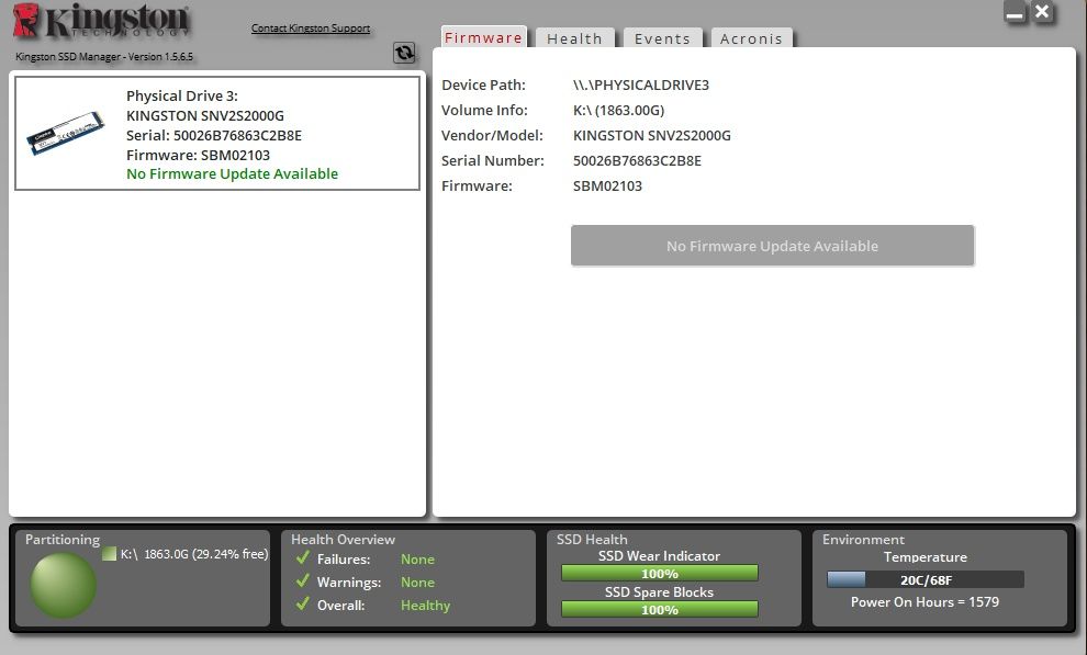 SSD NVME M.2 ADATA Legend 800 2TB 100% Life