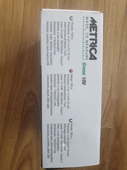 Telemetru Metrica GREEN 100