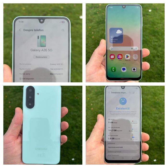 Samsung Galaxy A26 5G Original 6GB RAM cu 128GB ROM impecabil ca NOU