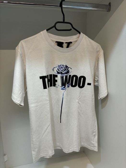 Tricou vlone the woo alb