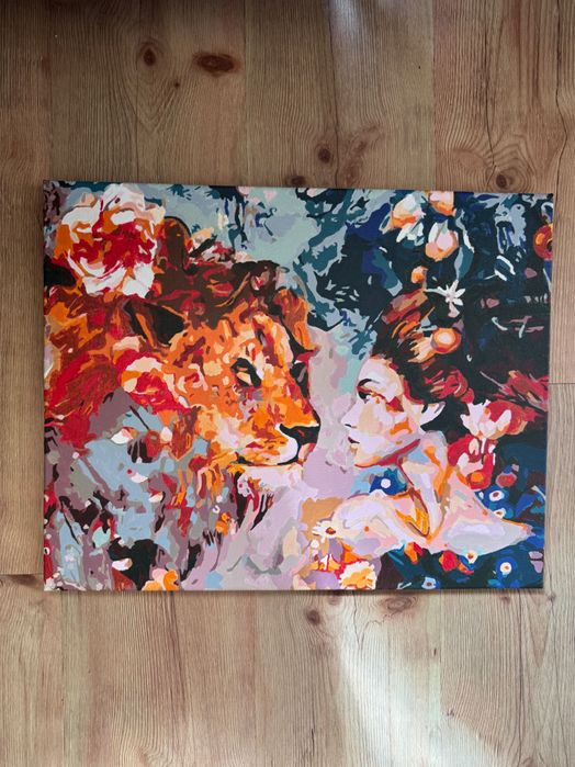 Картина “Момичето и лъвът”