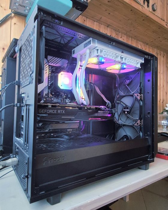 Carcasă pc gaming Fractal Design Meshify 2 Black geam transparenta