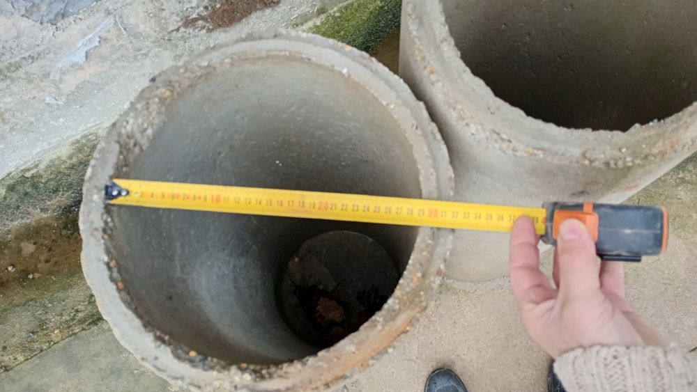 4 tuburi beton diametrul 35 cm lung. 1 m