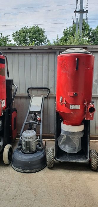 Slefuitor aspirator industrial pardoseli beton HTC 550 380v