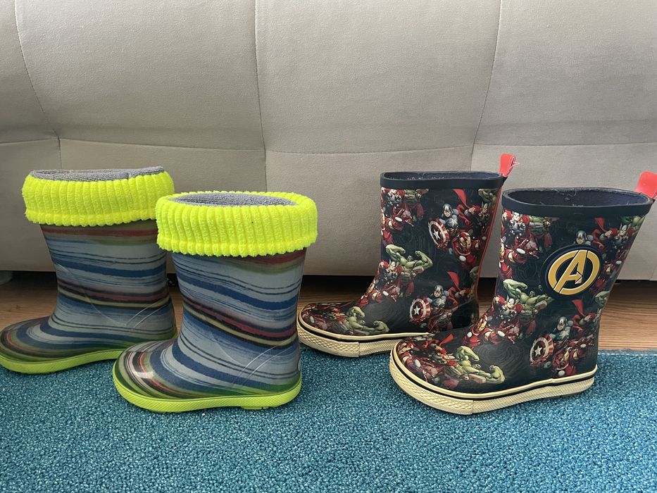 Ботуши за дъжд Демар 24/25 и Zara Avengers 26/27