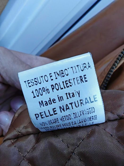 Geaca piele VERA PELLE Italia L-XL model deosebit