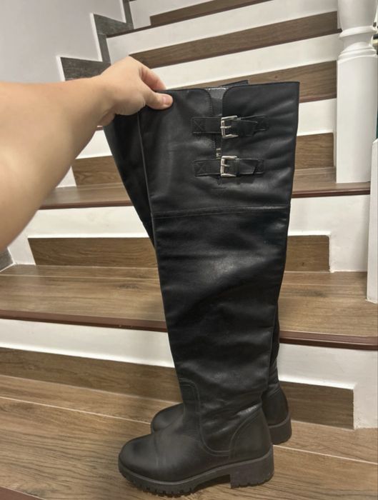 Cizme zara piele naturala