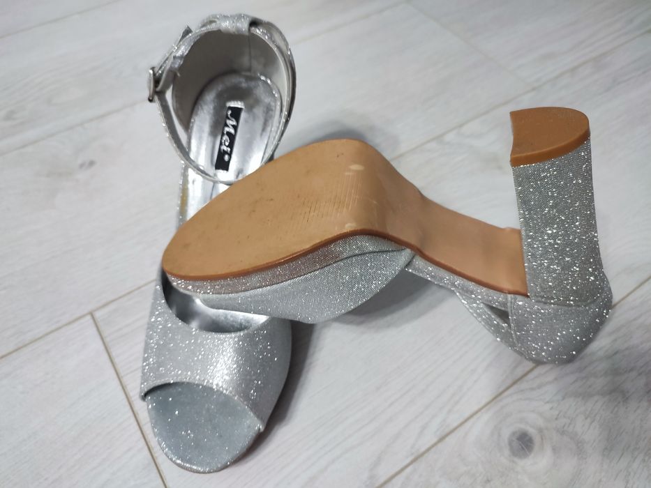 Sandale glitter 38