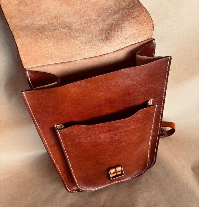 Rucsac piele naturala handmade