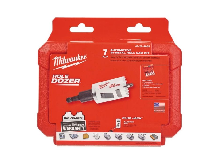 Набор биметаллических коронок MILWAUKEE HOLE DOZER HOLESAW SET