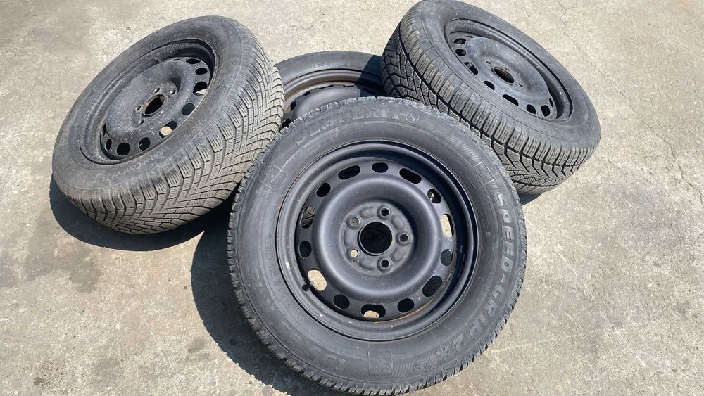 Jante + anvelope Renault 5x114,3 - 195/65R15