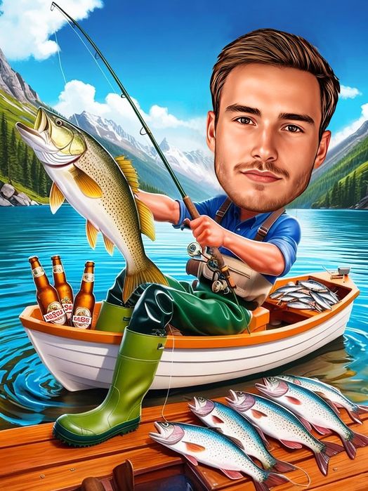 Дигитални карикатури-шарж за имен ден, рожден ден, годишнина и др.