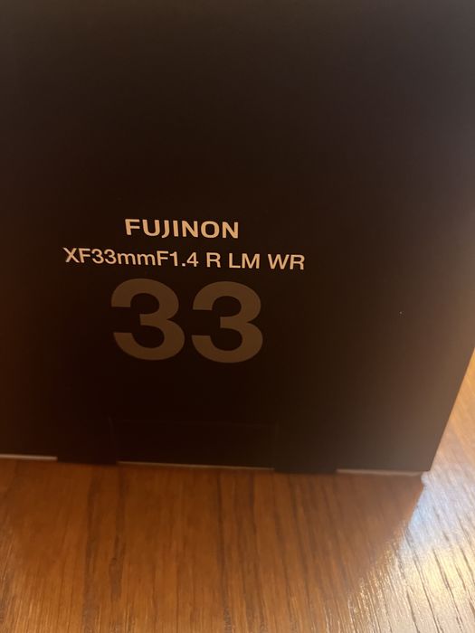 Fujinon XF33mmF1.4 R LM WR obiectiv premium, stare impecabilă.