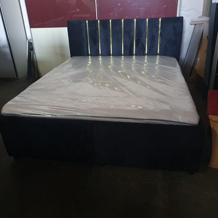 Pat dormitor tapițat SUPER CALITATEEE 1,60m/2m+saltea NOUĂ