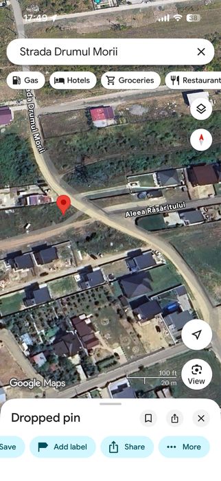 Vând teren intravilan sat Smeura, str. Drumul Morii