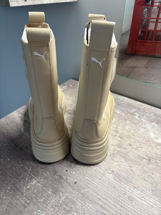 Дамски кожени обувки Puma mayze chelsea