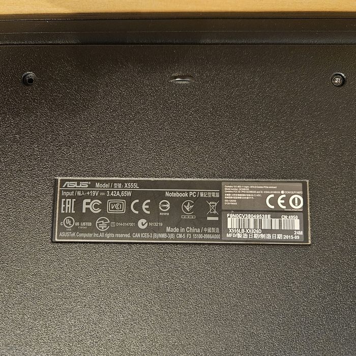 Laptop ASUS X555LB-XX026D Intel  i7-5500U 2.40GHz