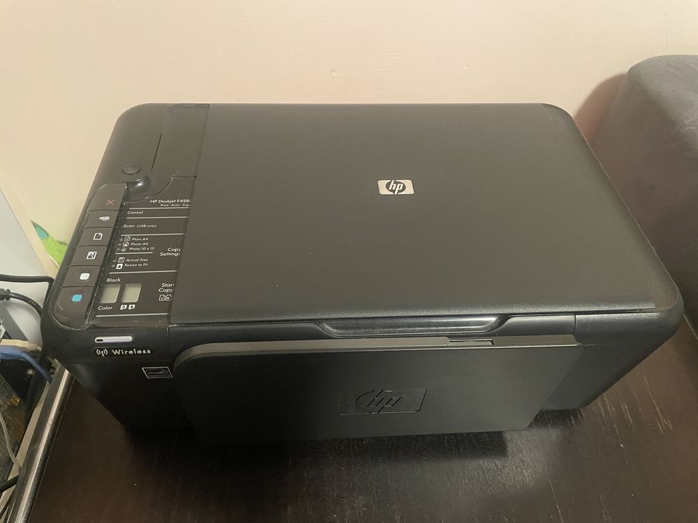 Мултифункционален мастиленоструен цветен принтер HP Deskjet F4580 гр ...