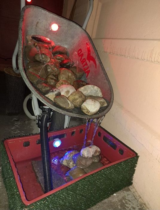 Fântână arteziană, cascadă, waterproof, decorațiune grădină