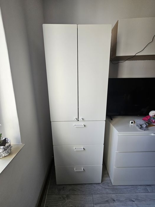 Dulap Smastad/Platsa Ikea alb
