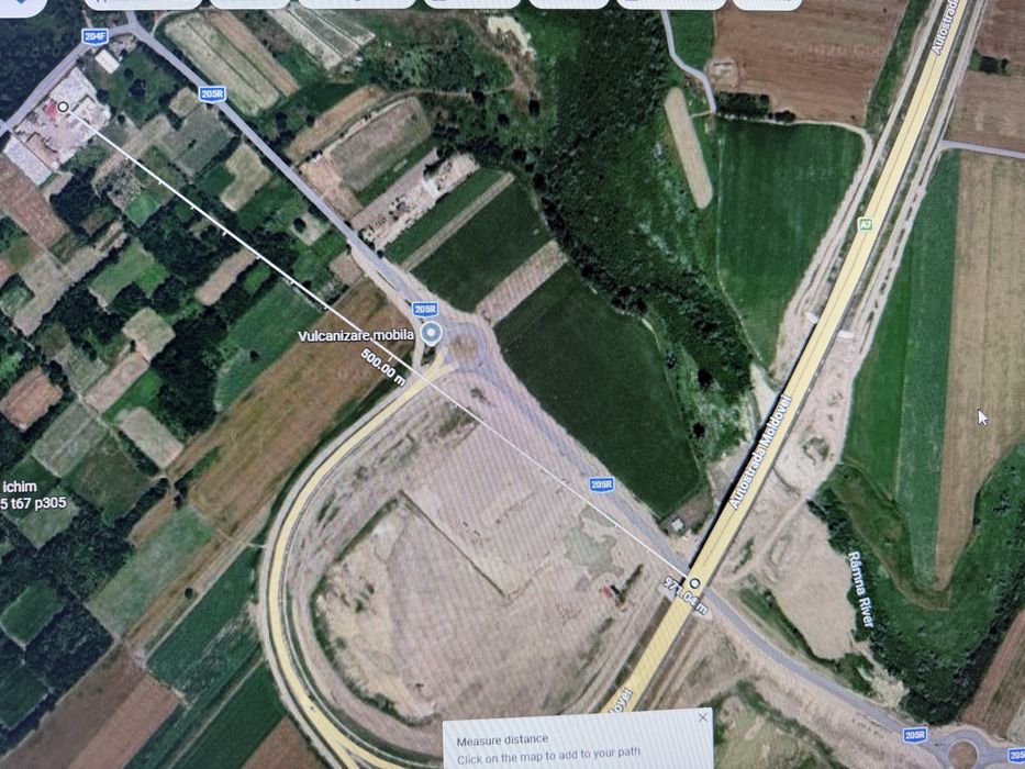 Teren intravilan curti constructii Autostrada A7+casa de locuit