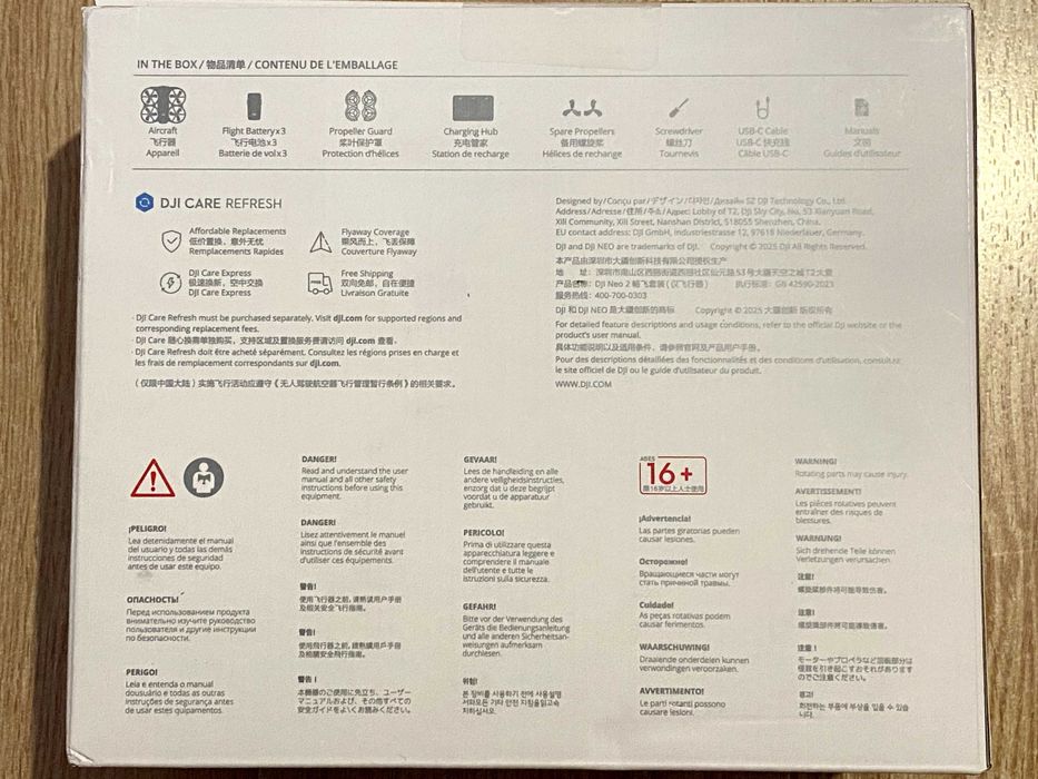 PretFIX DJI Neo 2 FMC Fly More Combo mini DRONA 160g sigilata GARANTIE