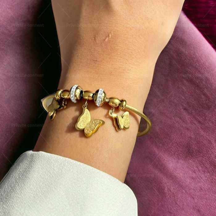 Елегантна дамска твърда гривна