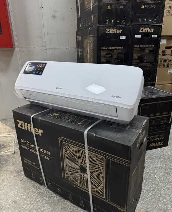 Кондиционер ZIFFLER 12 Invertor R32 + ТЕН Установка + Доставка