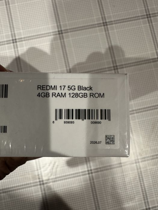 НЕОТВАРЯН Xiaomi Redmi 17 5G 128/4 GB Black