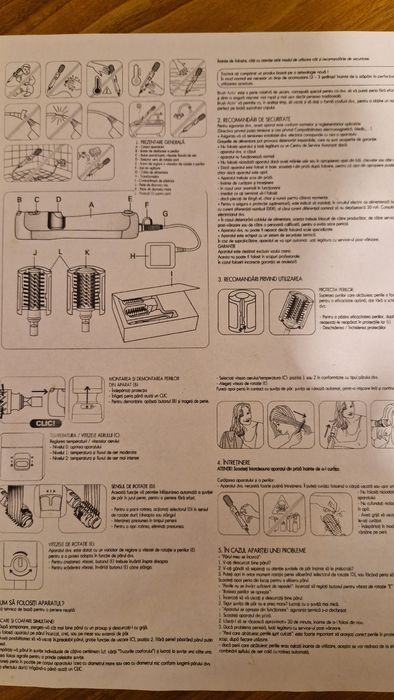 Perie rotativa Rowenta
