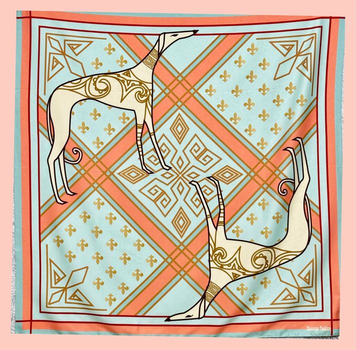 Дизайнерские шелковые платки