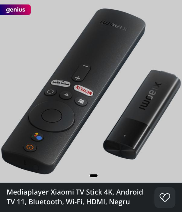 Stick Smart TV, Youtube, Netflix