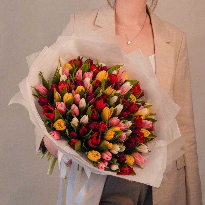 Тюльпаны оптом и в розницу алматы