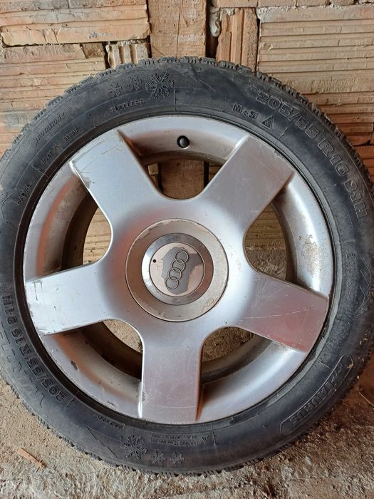 5бр Гуми с Джанти 205/55/16  5х112      57.1мм