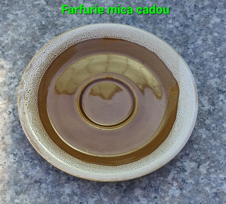 Set cesti cafea/ceramica maro